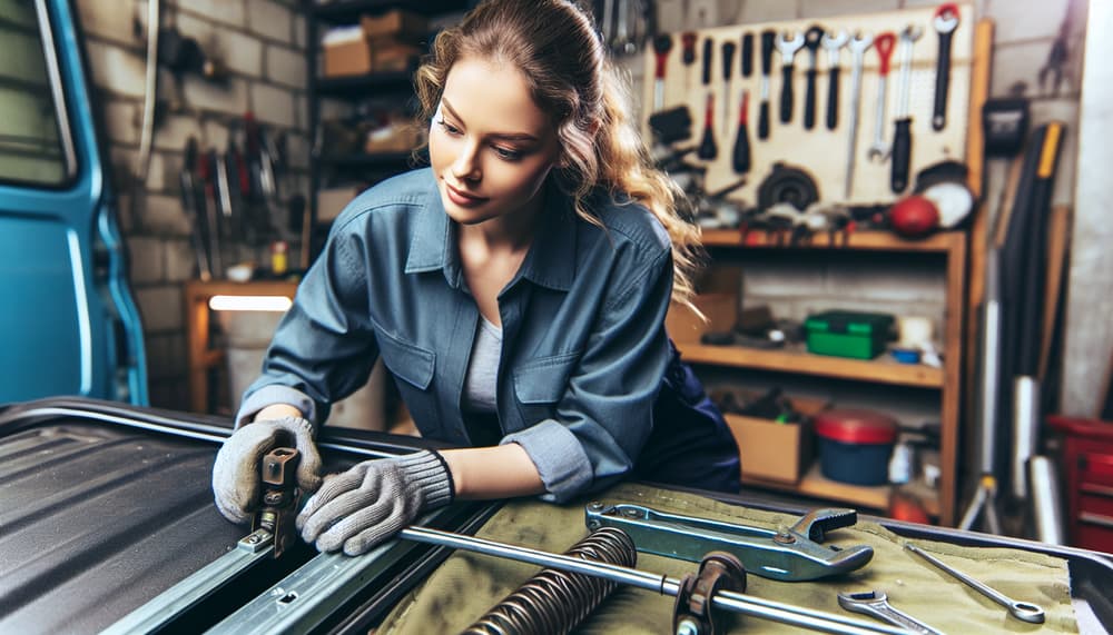 Our professional garage door repair process